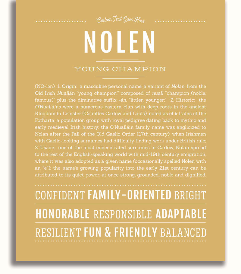 Frame Options | Matte Gold | No Frame
