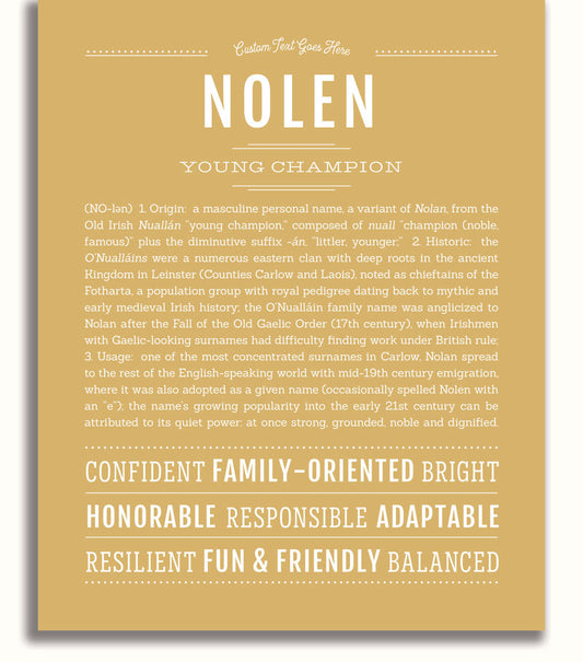 Frame Options | Matte Gold | No Frame