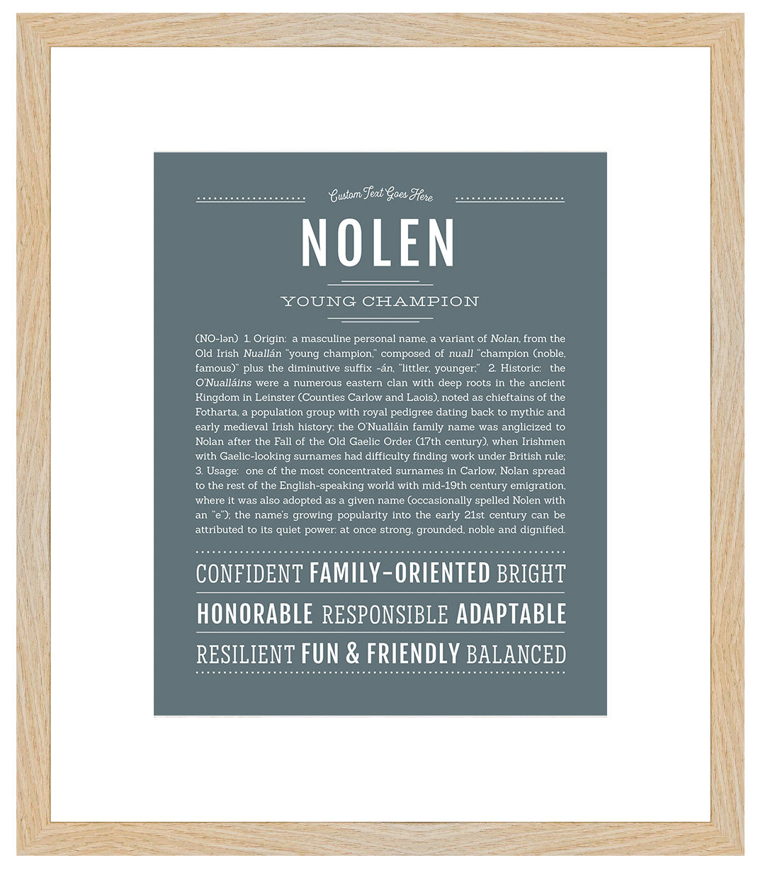 Frame Options | Night Rendezvous | Maple Frame, Matted