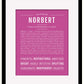 Frame Options | Dark Pink | Black Frame, Matted