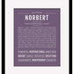 Frame Options | Deep Purple | Black Frame, Matted