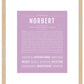 Frame Options | Lilac | Maple Frame, Matted