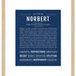 Frame Options | Midnight Blue | Maple Frame, Matted