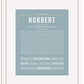 Frame Options | Powder Blue | White Frame, Matted
