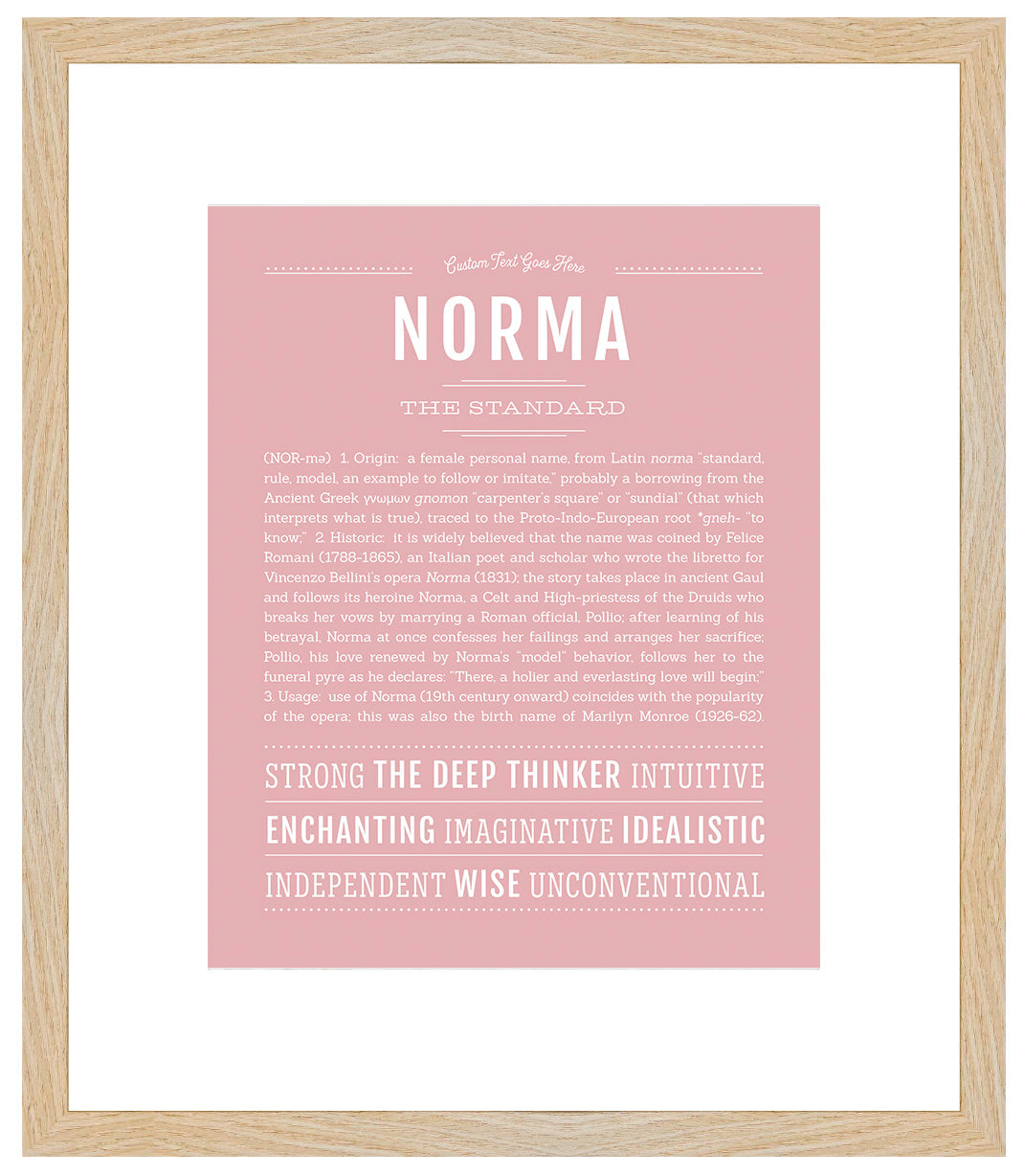 Norma | Name Art Print