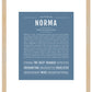 Norma | Name Art Print