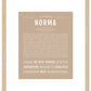 Norma | Name Art Print