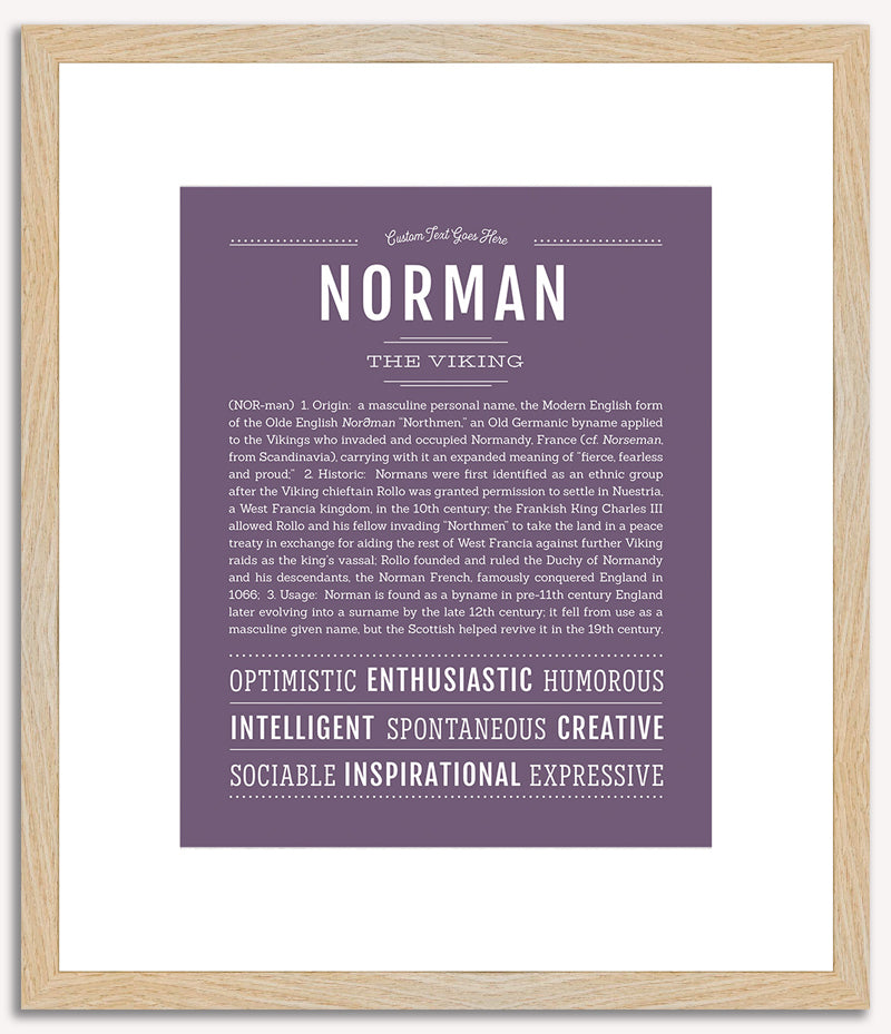 Norman | Name Art Print