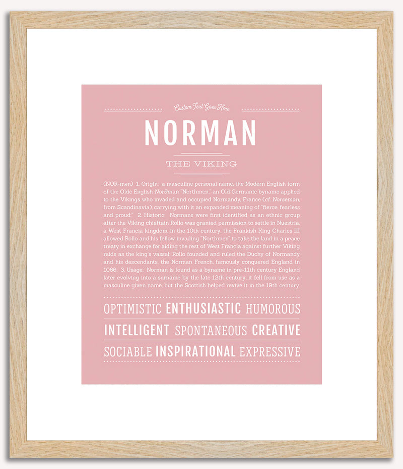 Norman | Name Art Print