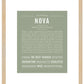 Nova (female) | Name Art Print