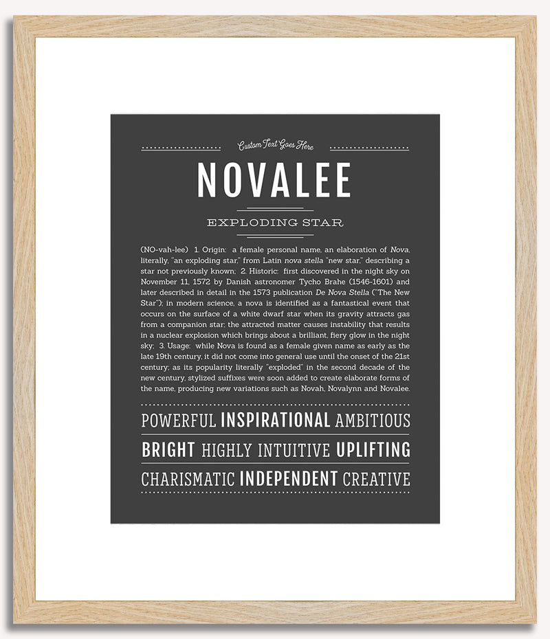 Novalee | Name Art Print