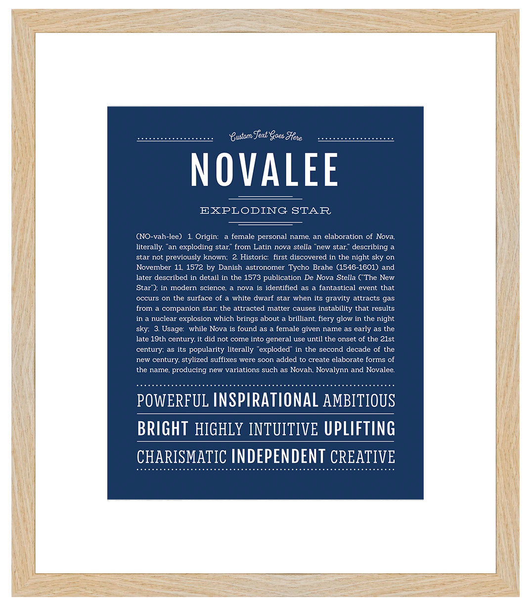 Novalee | Name Art Print