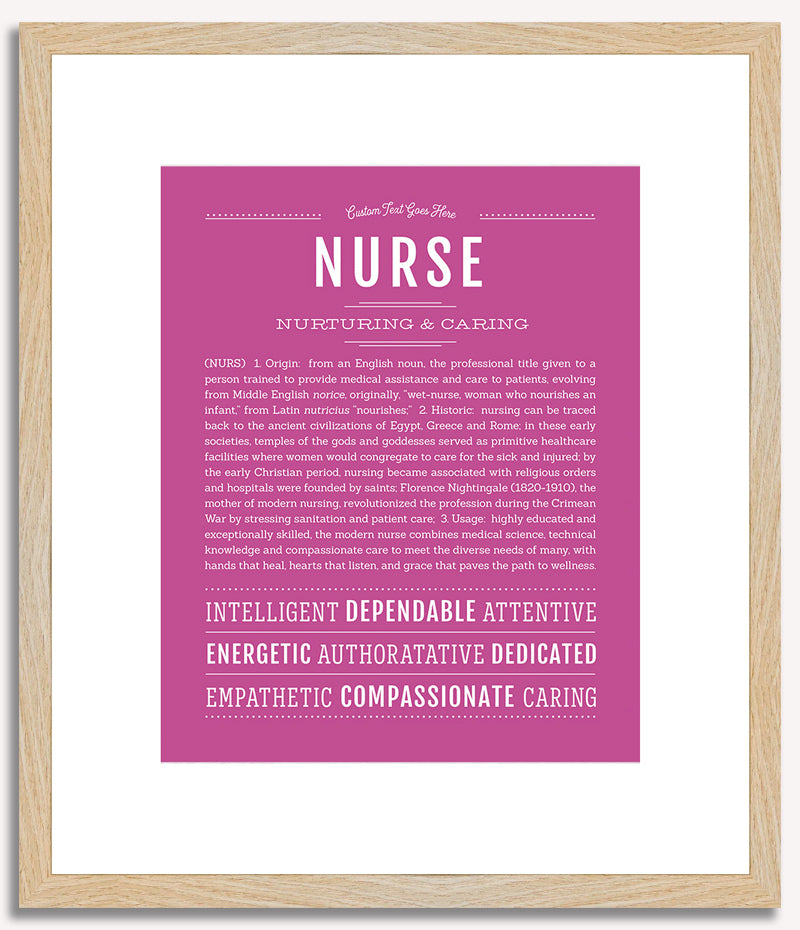 Nurse | Name Art Print