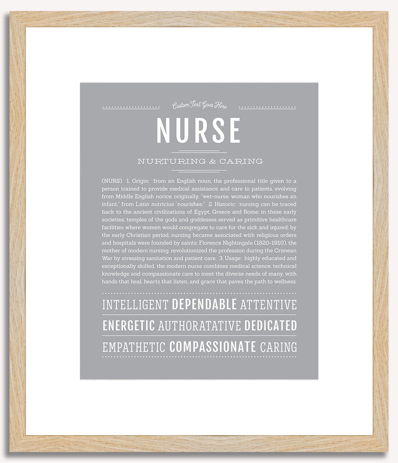 Nurse | Name Art Print