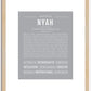 Nyah | Name Art Print