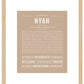 Nyah | Name Art Print