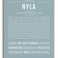 Nyleea Name Nyla Personalized Name Meaning Art Prints – Name Stories
