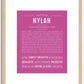 Nylah | Name Art Print