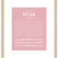 Nylah | Name Art Print