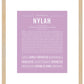 Nylah | Name Art Print