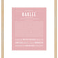 Oaklee | Name Art Print