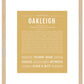 Oakleigh | Name Art Print