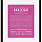 Frame Options | Dark Pink | Black Frame, Matted