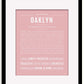 Frame Options | Dusty Rose | Black Frame, Matted