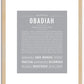 Obadiah | Name Art Print