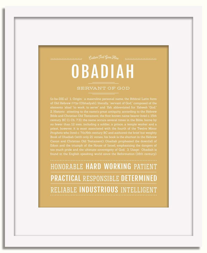 Frame Options | Matte Gold | White Frame, Matted