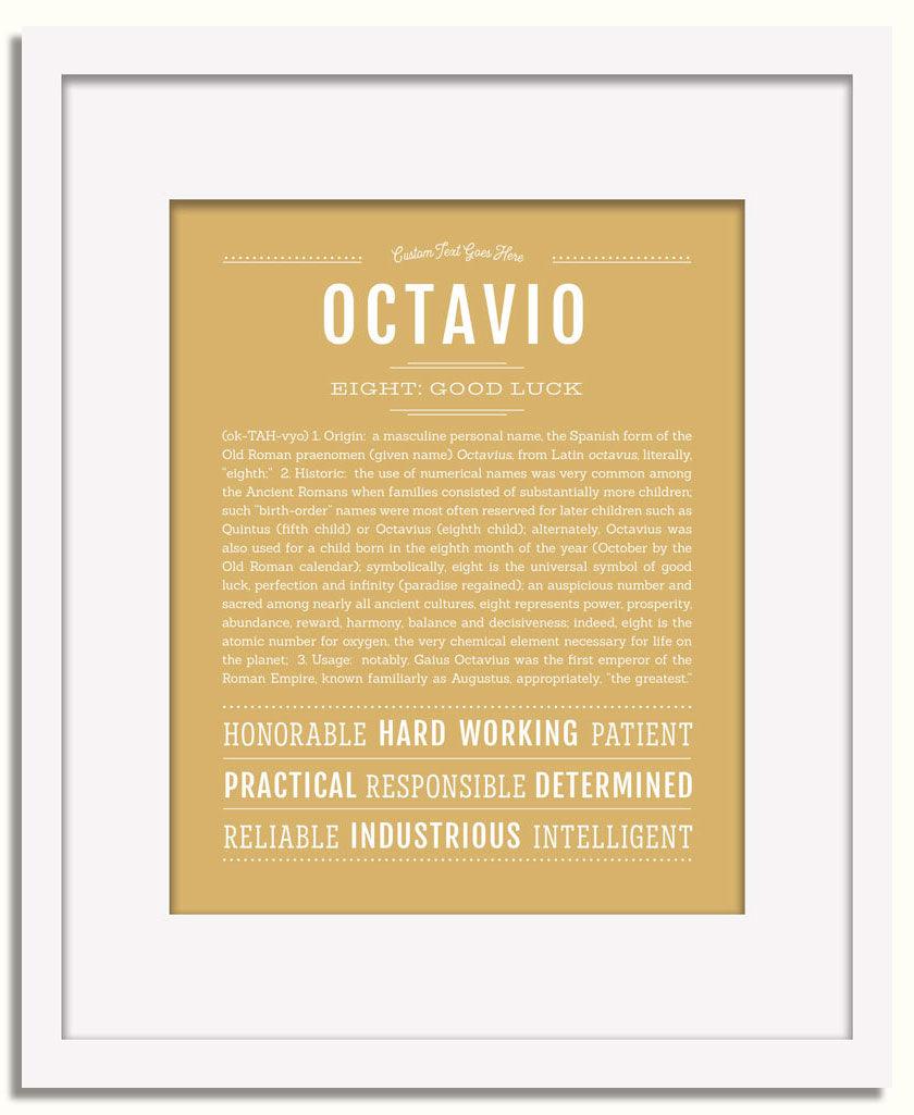 Frame Options | Matte Gold | White Frame, Matted