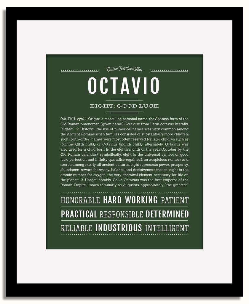 Frame Options | Deep Forest | Black Frame, Matted