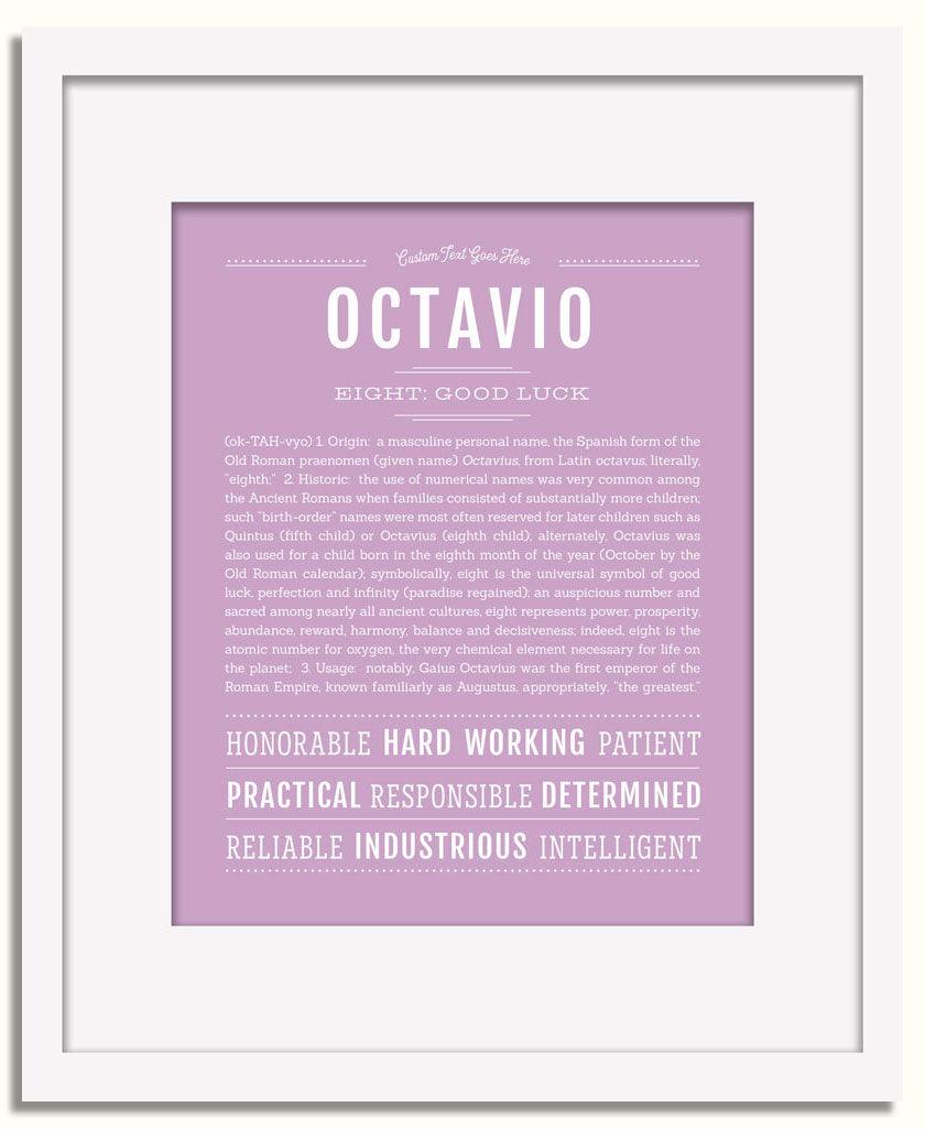 Frame Options | Lilac | White Frame, Matted