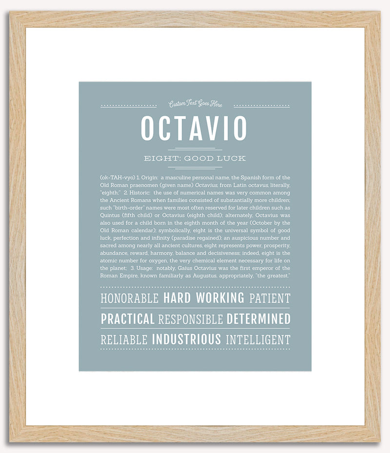 Octavio | Name Art Print