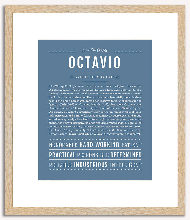 Octavio | Name Art Print