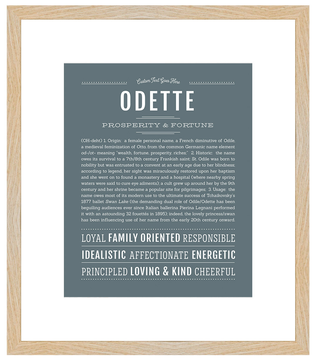 Odette | Name Art Print