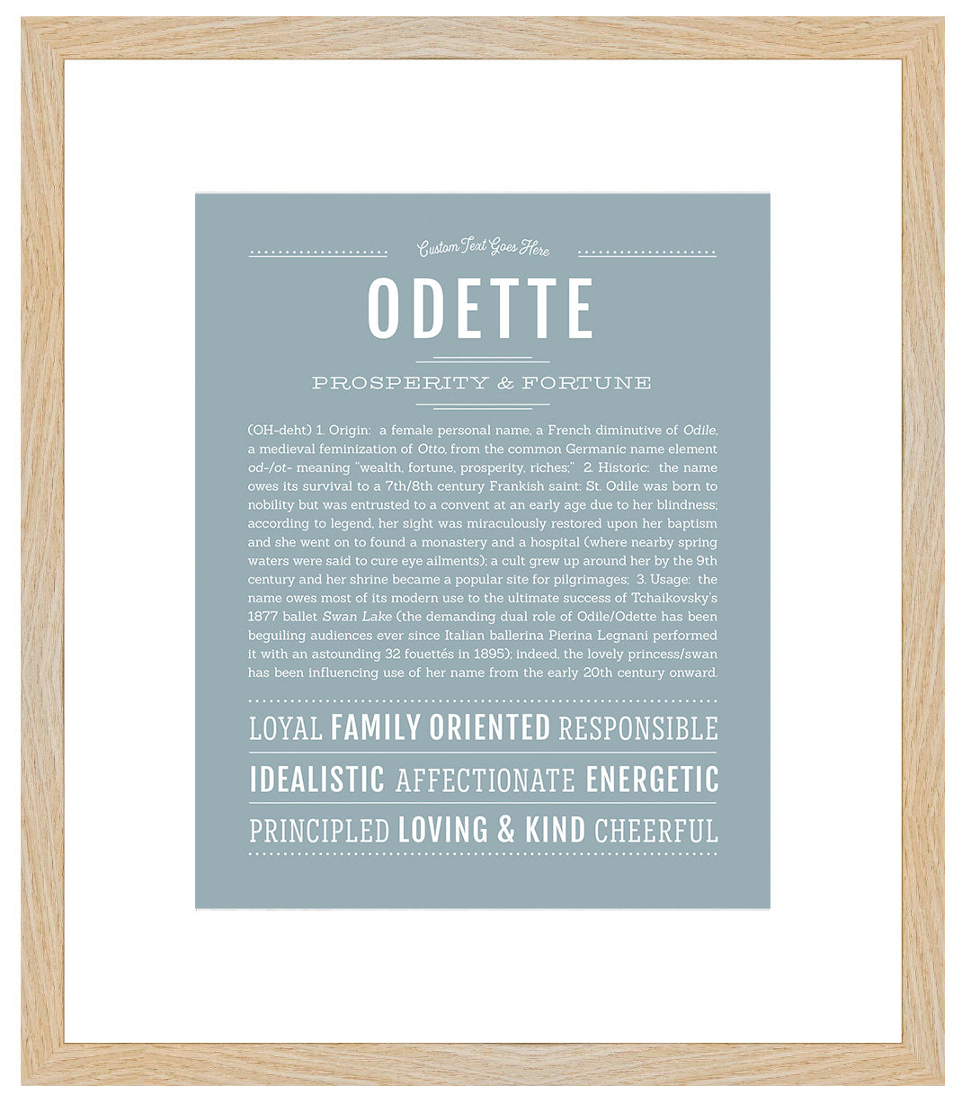 Odette | Name Art Print