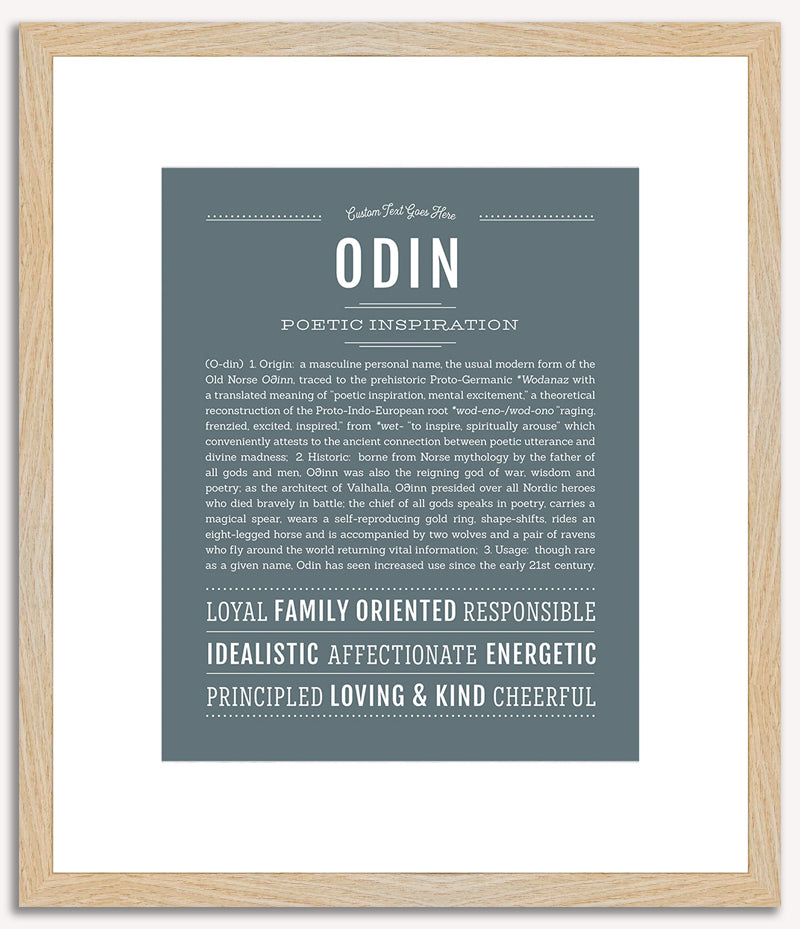 Odin | Name Art Print