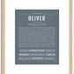 Oliver | Name Art Print