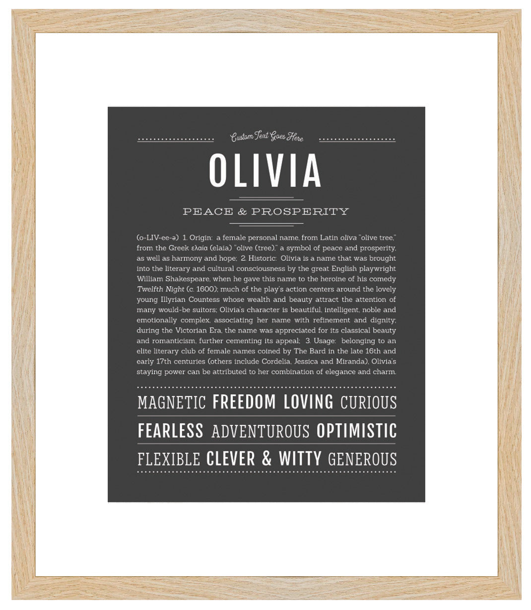 Frame Options | Charcoal Gray | Maple Frame, Matted