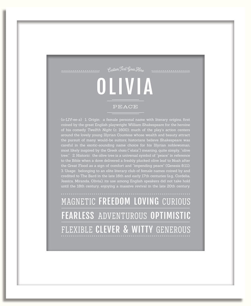 Frame Options | Light Gray | White Frame, Matted