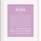 Frame Options | Lilac | White Frame, Matted