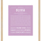 Frame Options | Lilac | Maple Frame, Matted