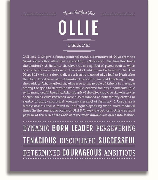 Frame Options | Deep Purple | No Frame