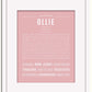 Frame Options | Dusty Rose | White Frame, Matted