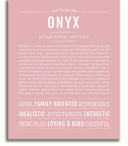Frame Options | Dusty Rose | No Frame