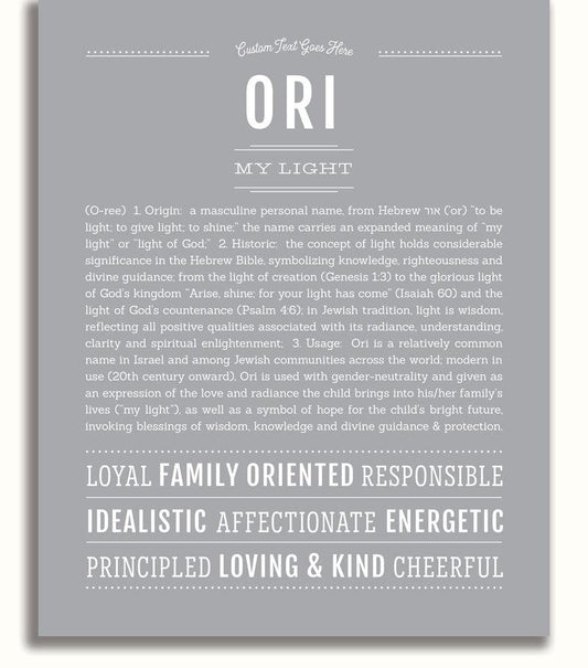 Frame Options | Light Gray | No Frame