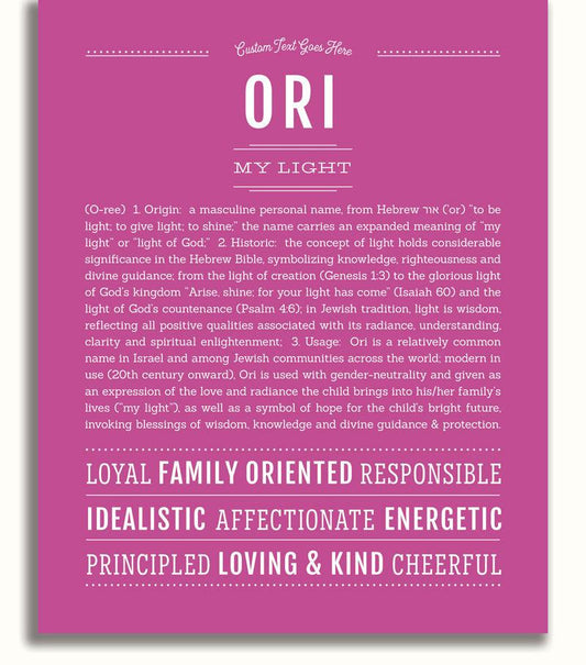Frame Options | Dark Pink | No Frame