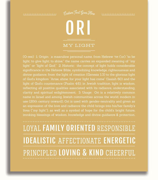 Frame Options | Matte Gold | No Frame