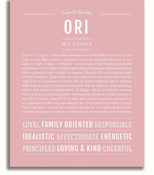 Frame Options | Dusty Rose | No Frame